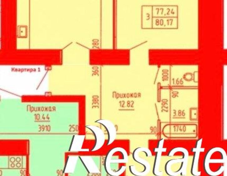 3-комн квартира Власихинская улица, 103,  д. 103