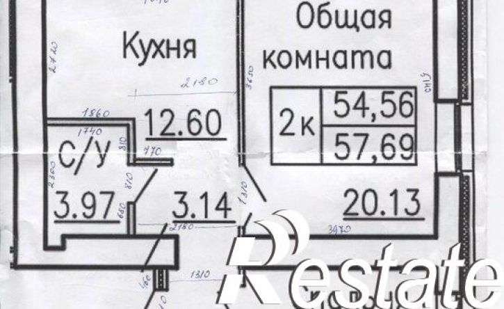 2-комн квартира улица Антона Петрова, 221Д,  д. 221Д